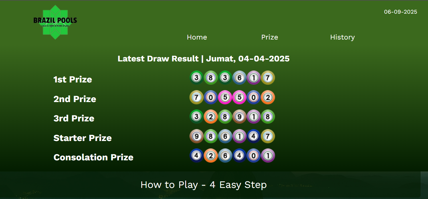 Livedraw Brazil pools