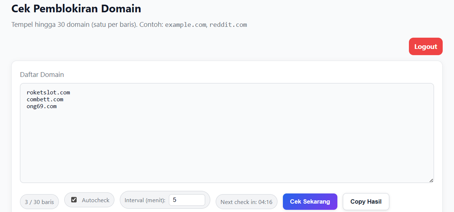 Aplikasi untuk ganti link secara otomatis